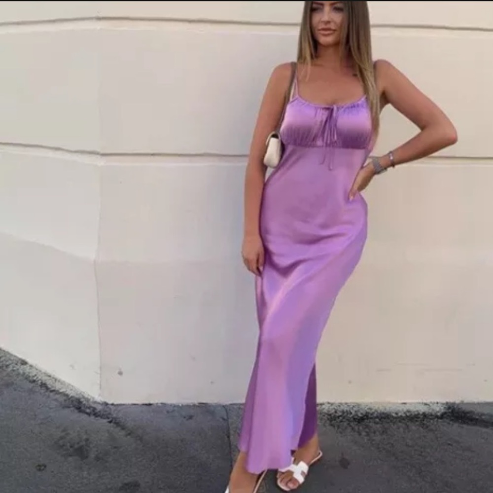 FLASH SALE ZARA LILAC MAXI DRESS TANK PURPLE